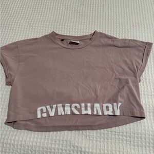 Gymshark Women's Mauve Crop Top